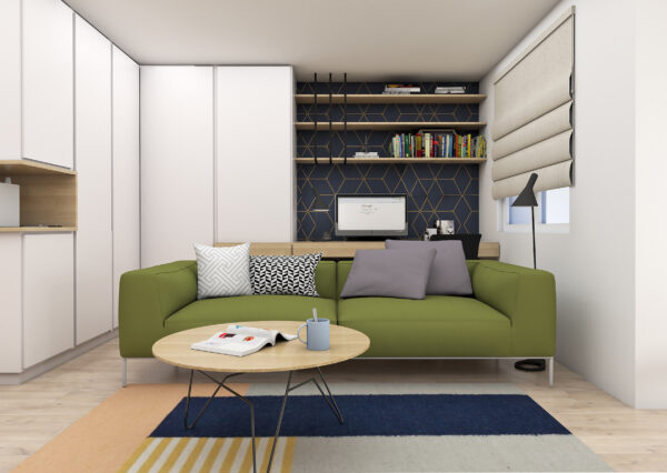 42 SQUARE METERS OF LIVING SPACE